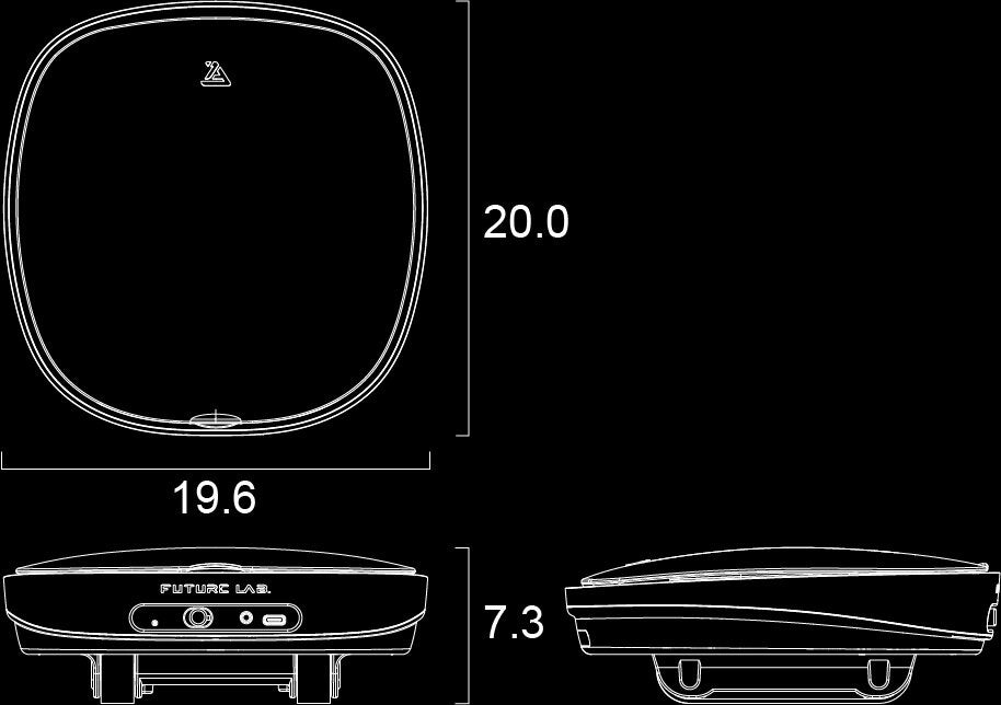Future Lab - CleanChariot Sterilization Chariot|UV-C Ultraviolet Light|Disinfection|Germicidal Lamp|Dust Mite Removal Robot|Ozone