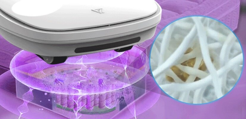 Future Lab - CleanChariot Sterilization Chariot|UV-C Ultraviolet Light|Disinfection|Germicidal Lamp|Dust Mite Removal Robot|Ozone