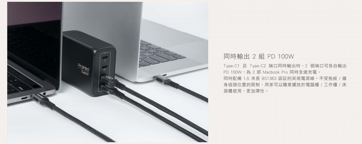 ProMini - Gs200 GaN Quad Type-C GaN Desktop Fast Charger | Type-C Charger