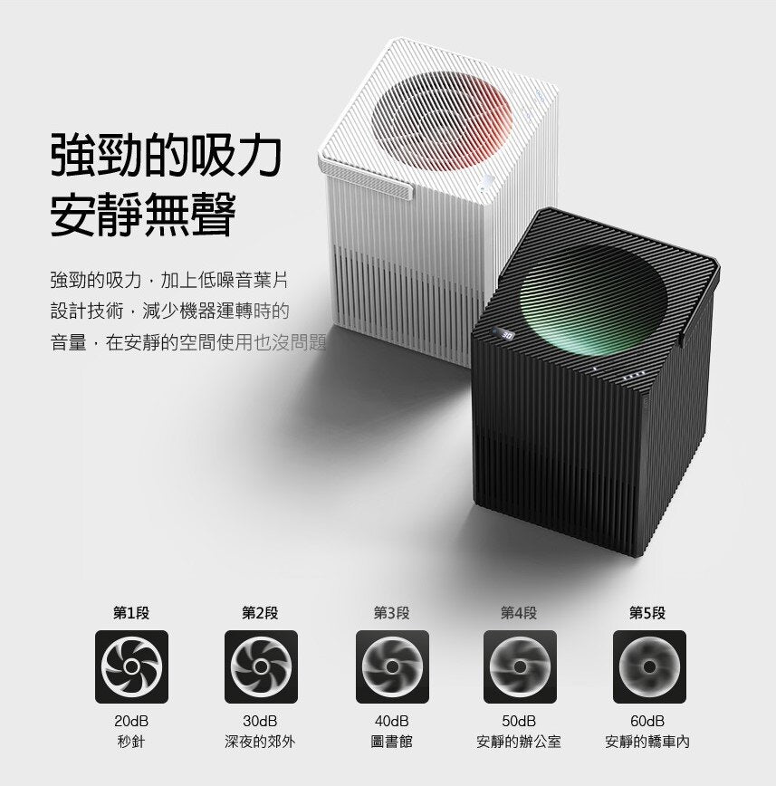 Lumena - A3 無線空氣淨化機|便攜式空氣清新機|空氣清淨機|HEPA H13 濾網|可移動