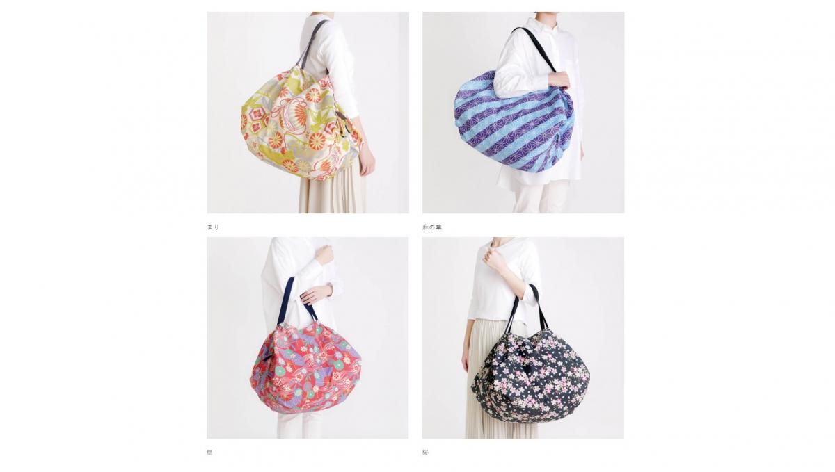 Shupatto - Compact Bag 和柄系列 極速摺疊收納袋 (L SIze)|Marna|購物袋|環保袋|快速收納|口袋包 - ASANOHA