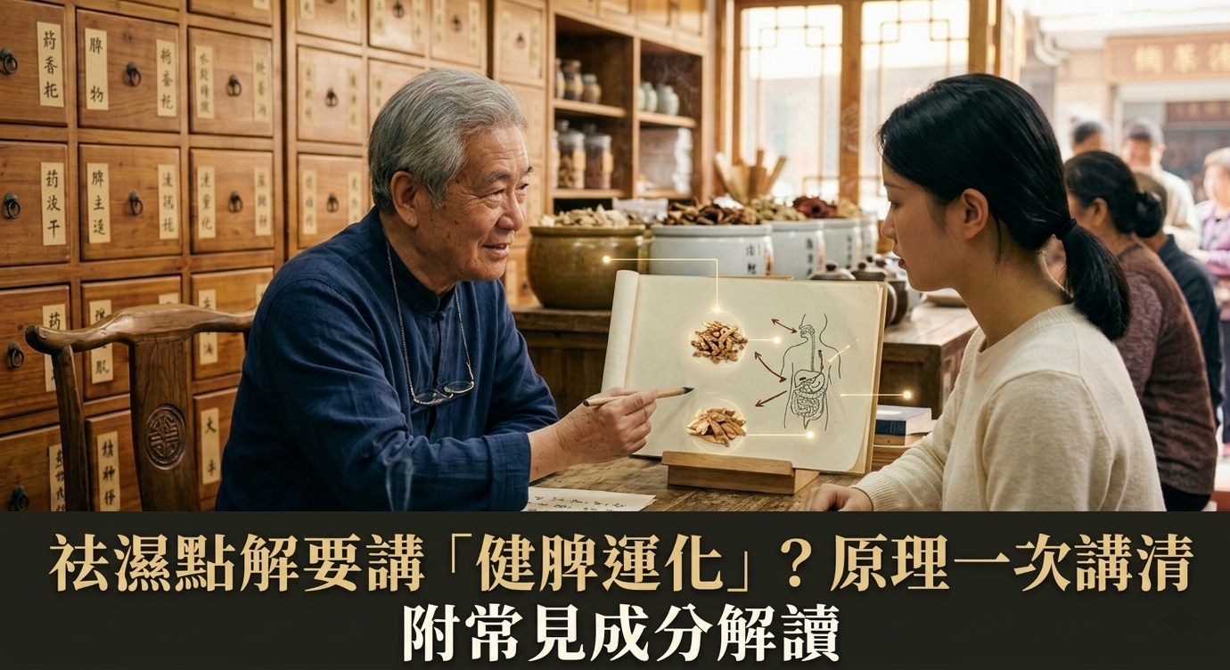 祛濕點解要講「健脾運化」？原理一次講清 附常見成分解讀 🧠