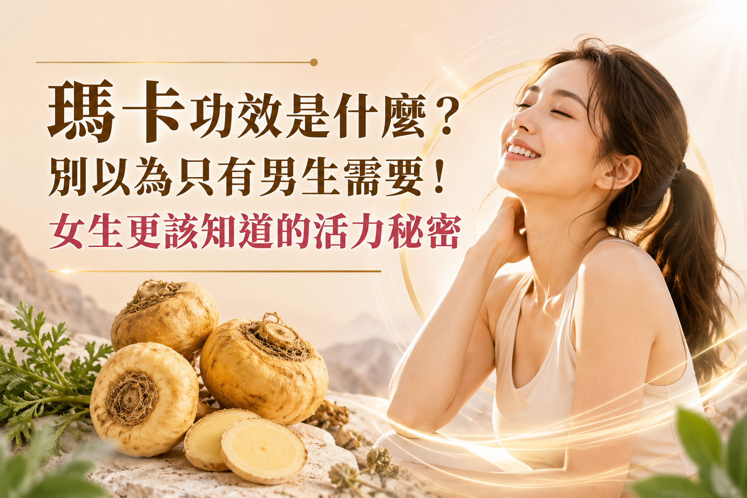 瑪卡功效是什麼？別以為只有男生需要！女生更該知道的活力秘密