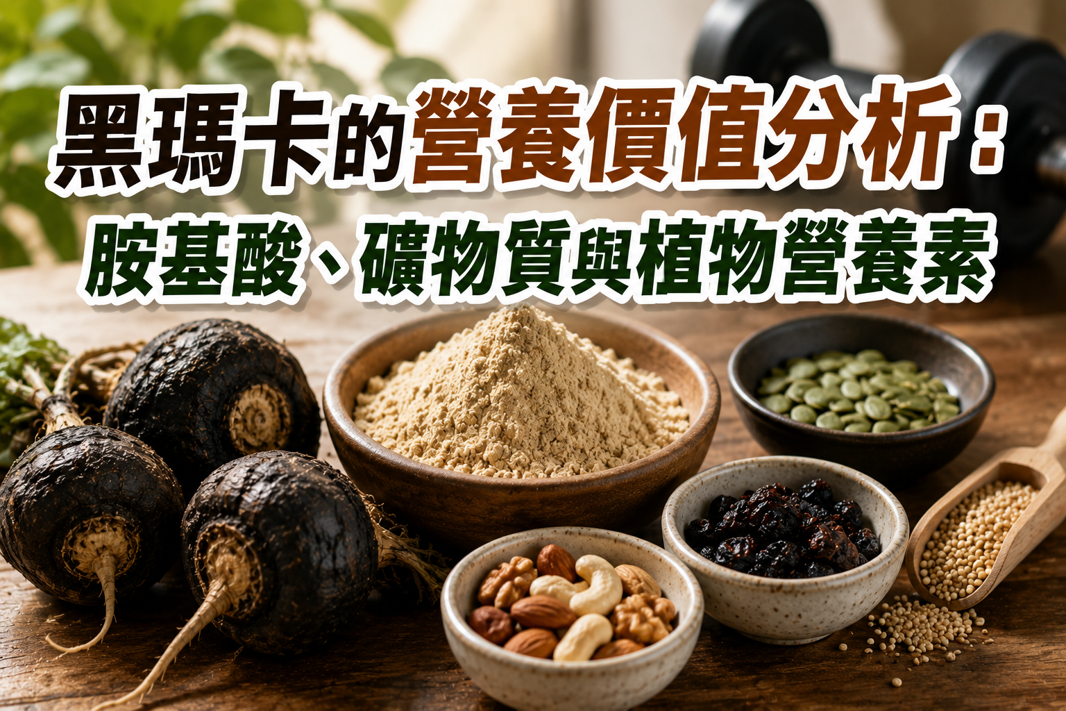 黑瑪卡的營養價值分析：胺基酸、礦物質與植物營養素