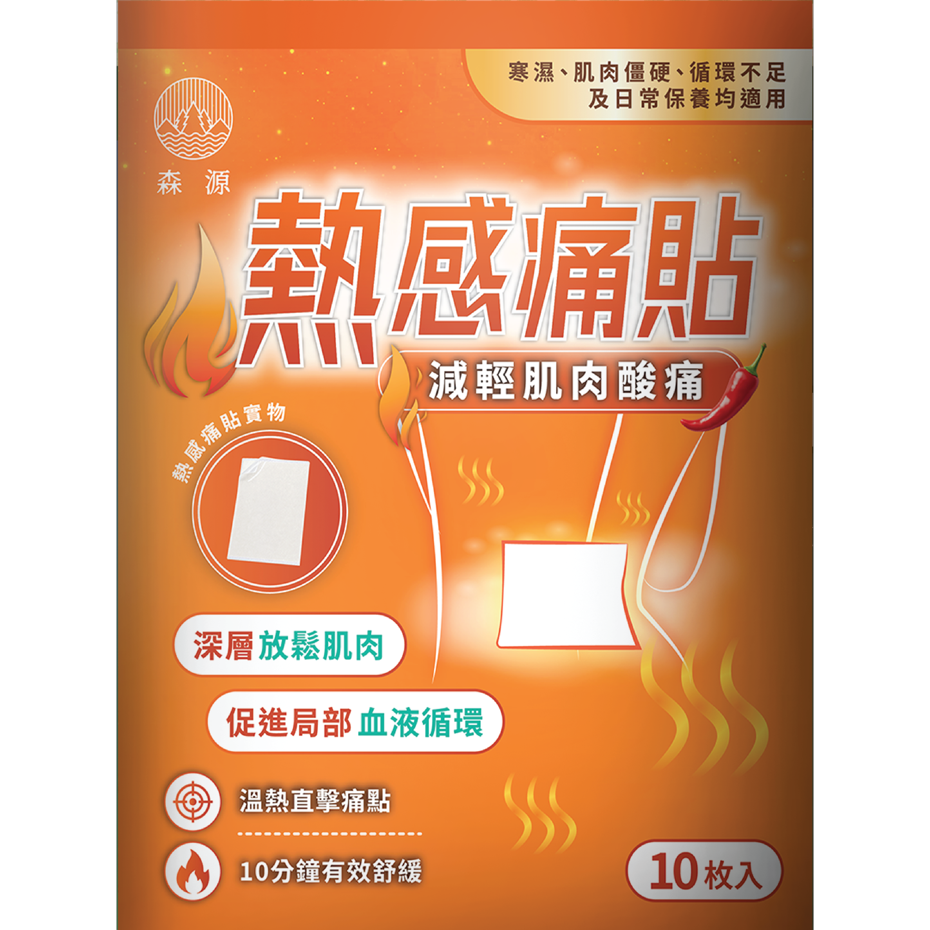 森源 熱感痛貼