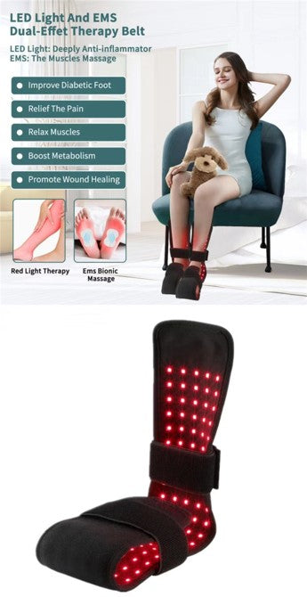 NMN365research-紅光/近紅外光鎮痛專用治療軟脚墊