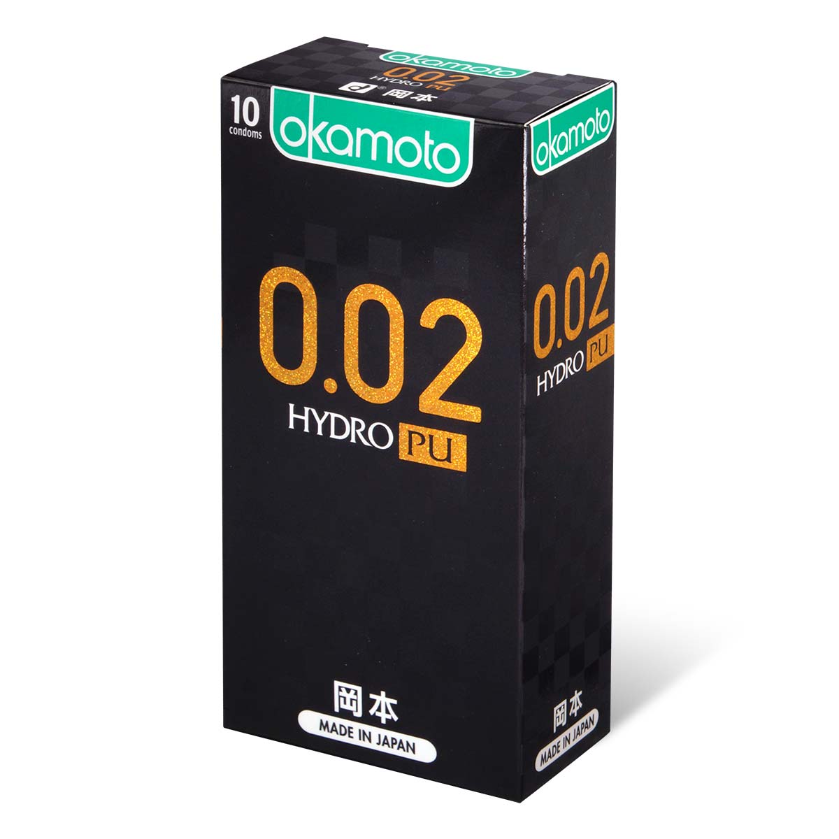 Hong Kong Version Okamoto 0.02 Hydro PU Condoms (10 Pieces)