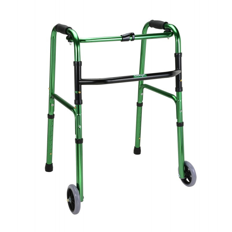 Aidapt 摺疊式助行架 Foldable Walking Frame（輔助輪with wheels）