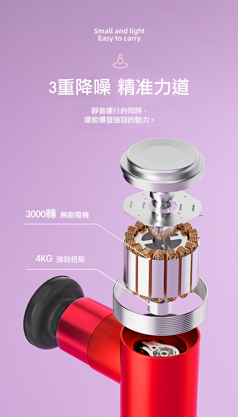 BOOSTER Microbot Super Mini Head Warmer Muscle Massage Gun 