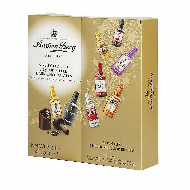 Anthon Berg - 33% liqueur chocolate luxury gift box (64 chocolates/8 famous wine brands) Parallel import