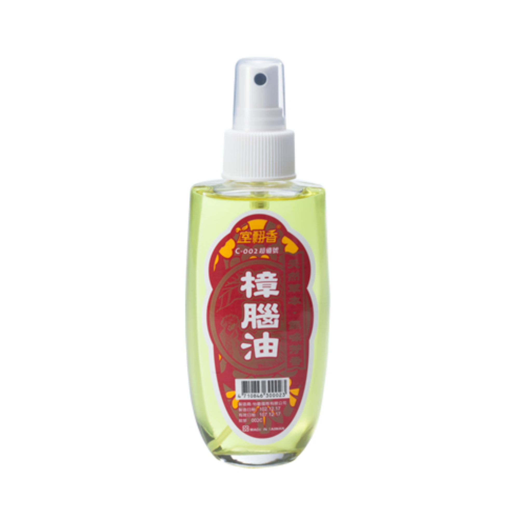 室翲香 台灣天然樟腦油 (100ml / 按噴瓶)