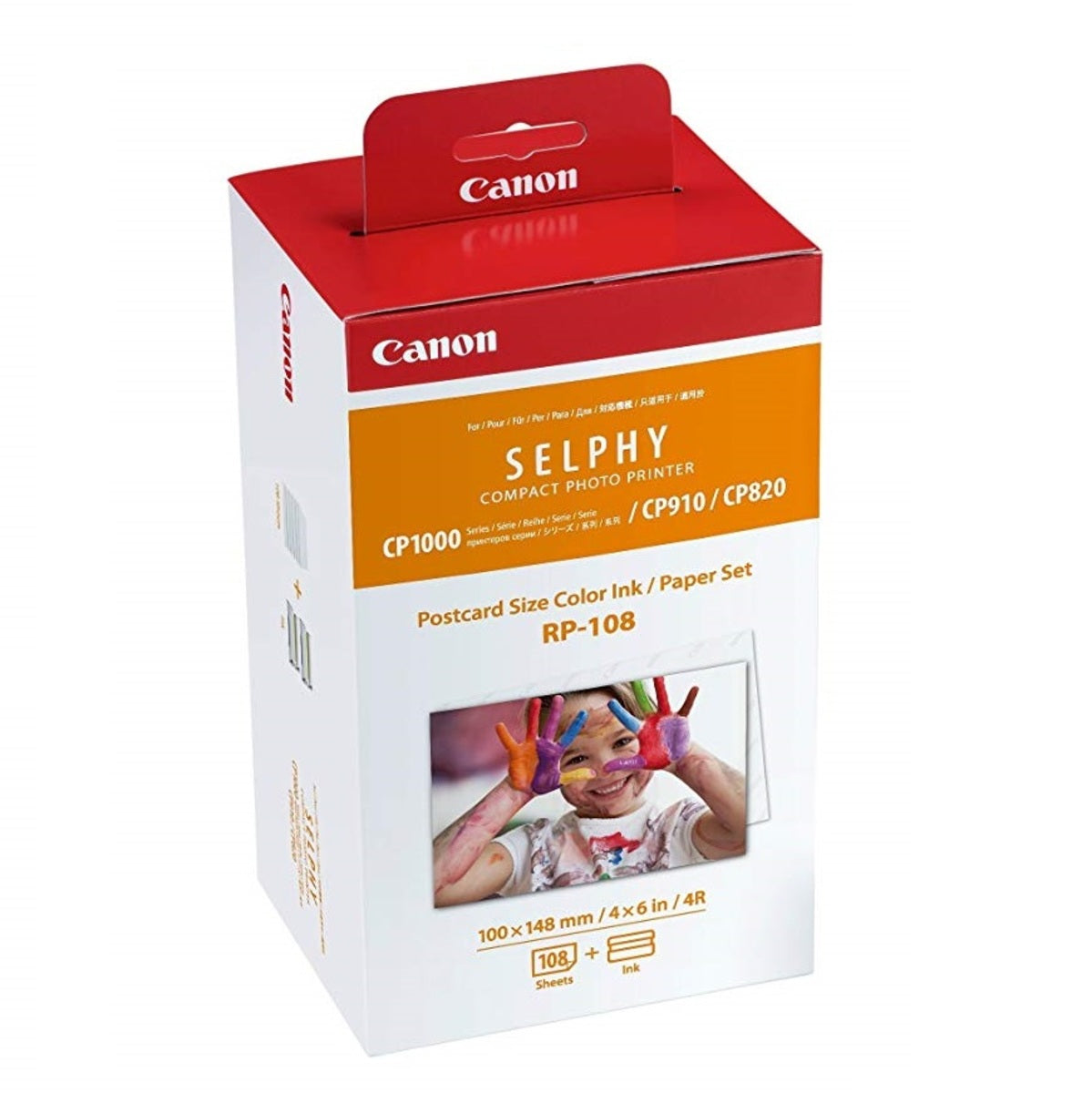 Canon - RP-108 (postcard size) photo paper 108 sheets with ribbon set