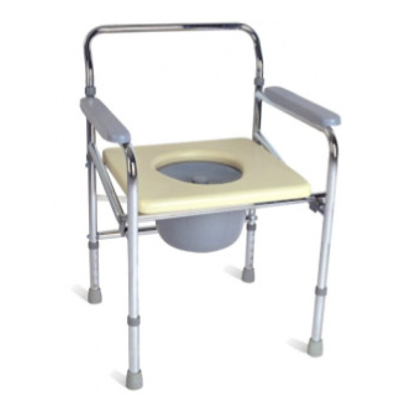 Aidapt Foldable Steel Commode Chair