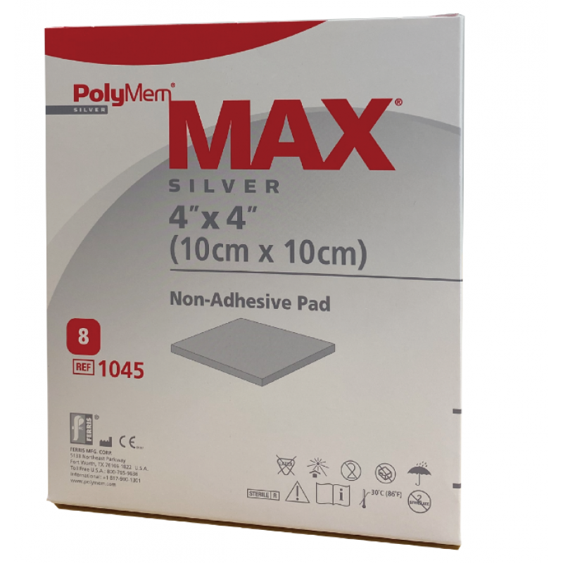 Solution Health Care PolyMem Max Silver Non-Adhesive Pad Multifunctional interactive thick body dressing (with silver)