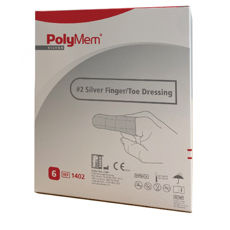 PolyMem Silver multifunctional finger dressing (with silver)