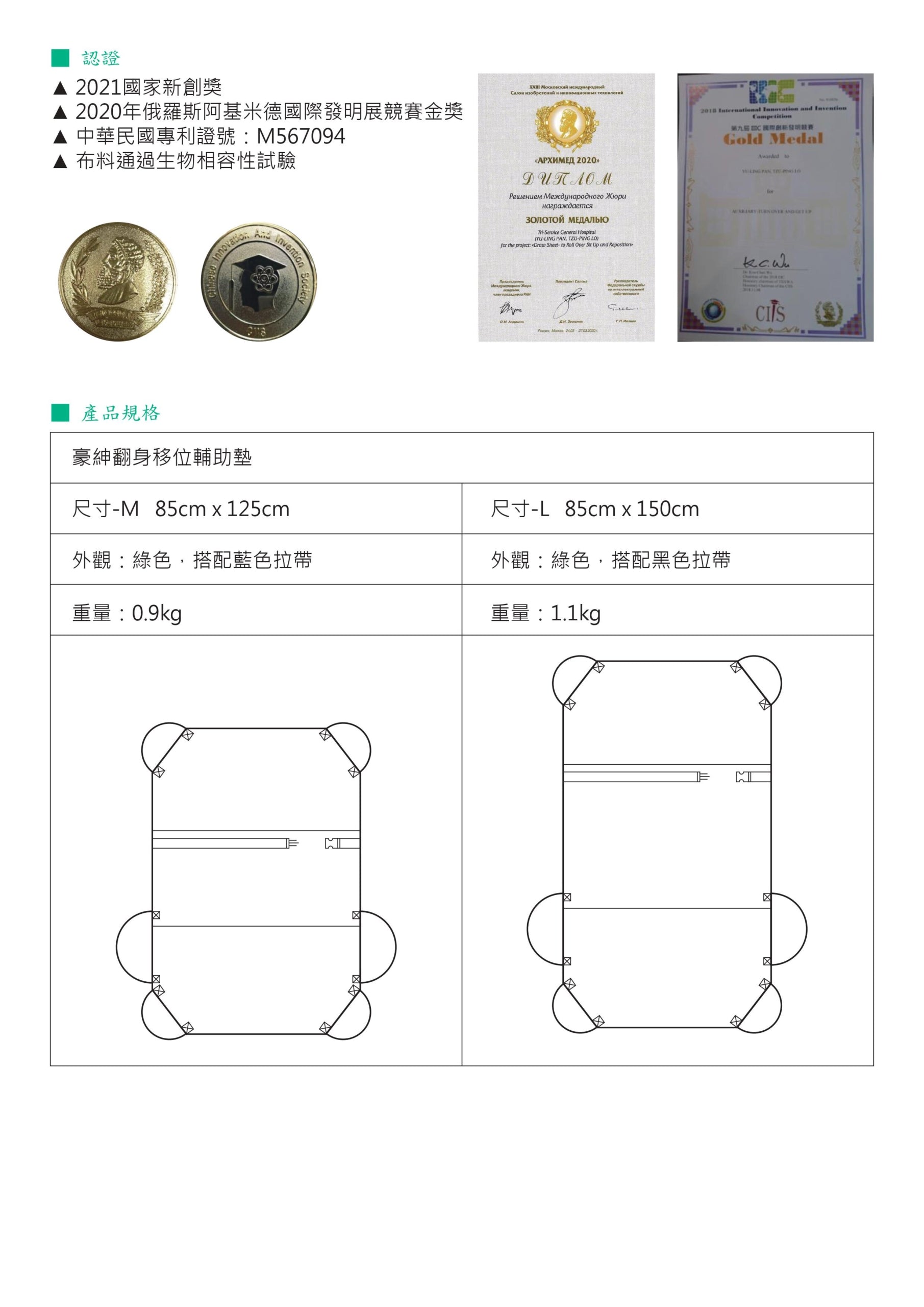 AFC EASYCARE Turning and Shifting Auxiliary Cushion