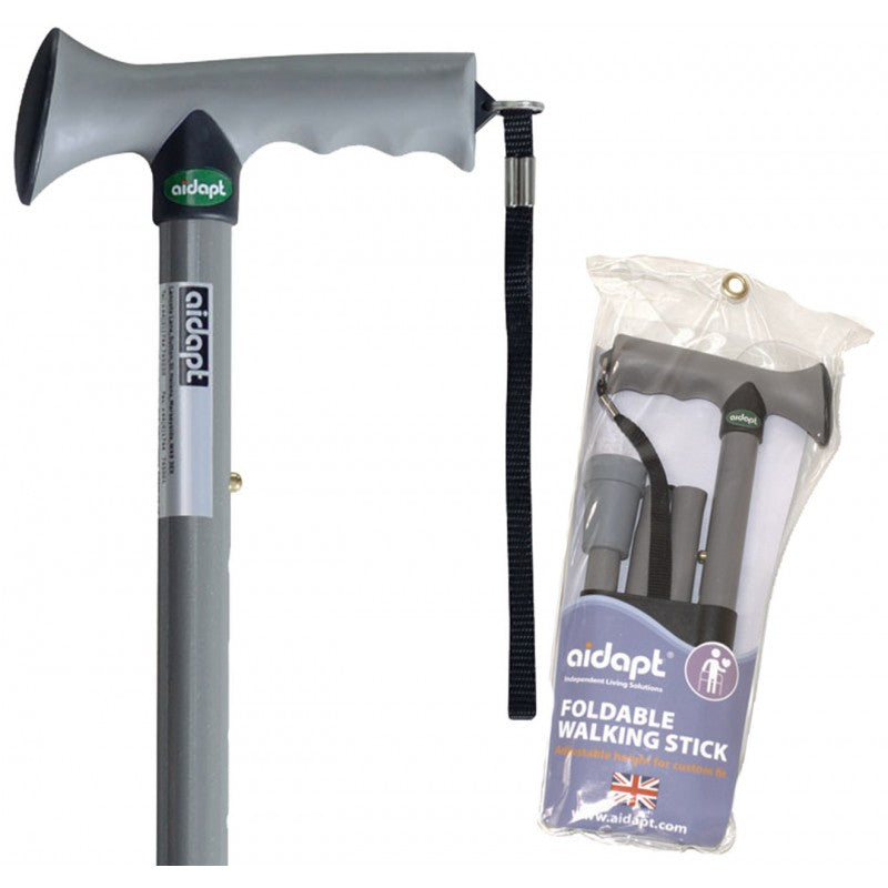 Aidapt Folding Walking Stick (Solid color series)