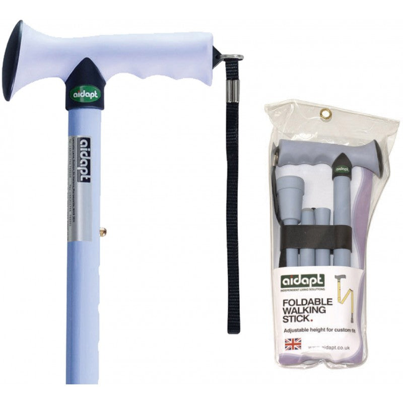 Aidapt Folding Walking Stick (Solid color series)