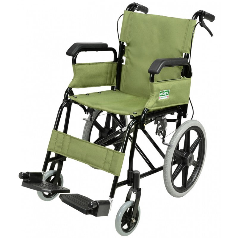 Aidapt English Light aluminum Wheel Chair (green green)