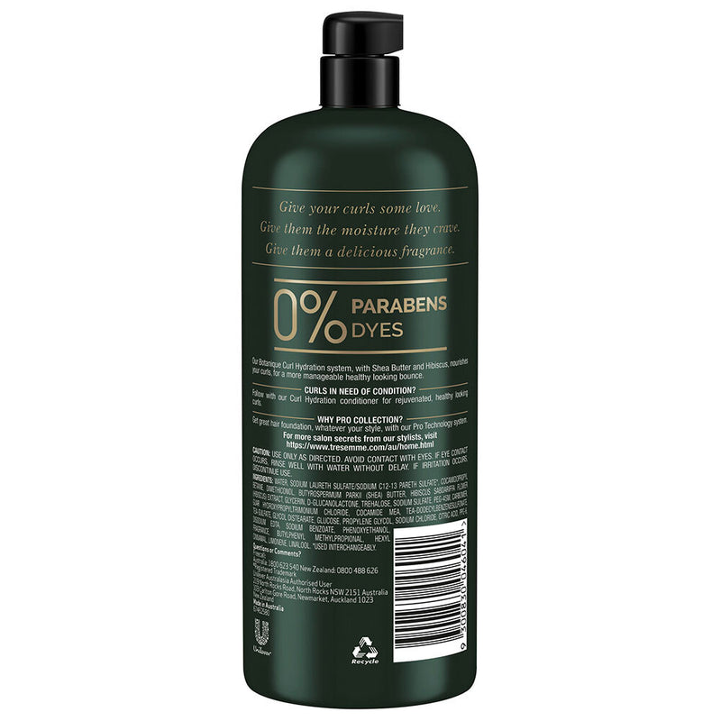 Tresemme Pro Botanical Curl Moisturizing Shampoo 750ml