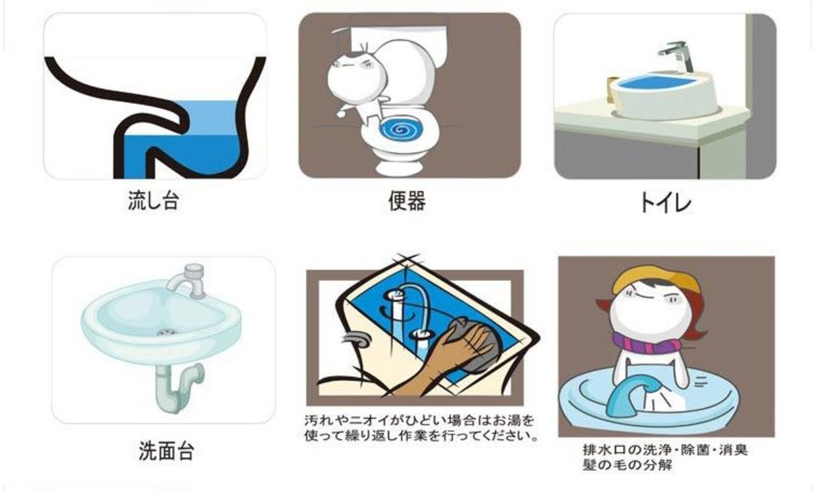 HANNAH-Japanese powerful pipe dredging agent