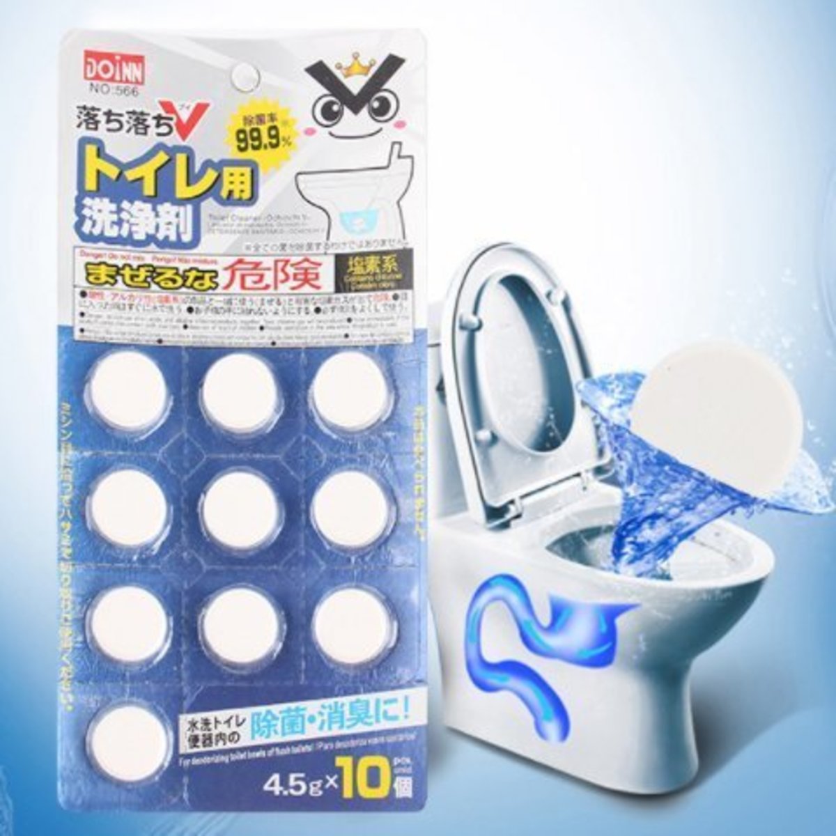 DOINN-日本廁所除菌消臭清潔錠 (10粒入) x 1包