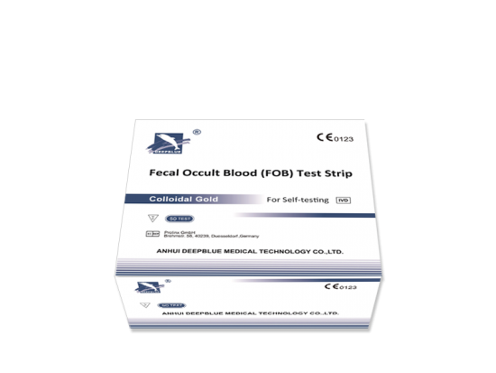 DEEPBLUE Fecal Occult Blood (FOB) Test Strip (Colloidal Gold)