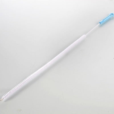 Pipe sink bendable cleaning brush