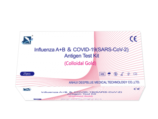 DEEPBLUE Influenza A+B & COVID-19(SARS-CoV-2)Antigen Test Kit