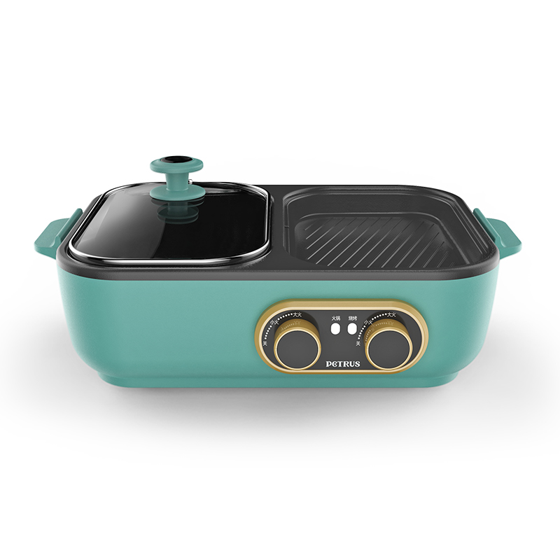 Petrus - PE2320 multifunctional grill and shabu all-in-one pot | hot pot | electric hot pot | multifunctional baking pan | barbecue