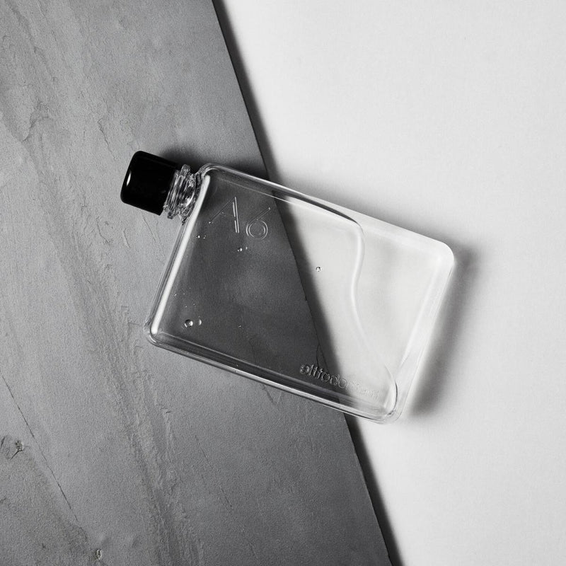 Memobottle - A6 memobottle ultra-thin environmentally friendly water bottle｜375ml｜13oz｜glue bottle｜flat water bottle｜kettle｜BPA-free｜convenient storage