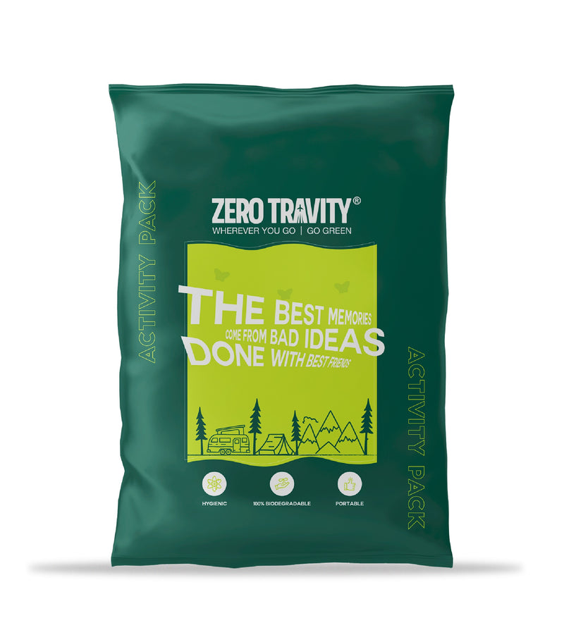 ZERO TRAVITY - 隨行式環保旅行套裝 (壓縮毛巾 + 浴巾 + 枕頭套各一)