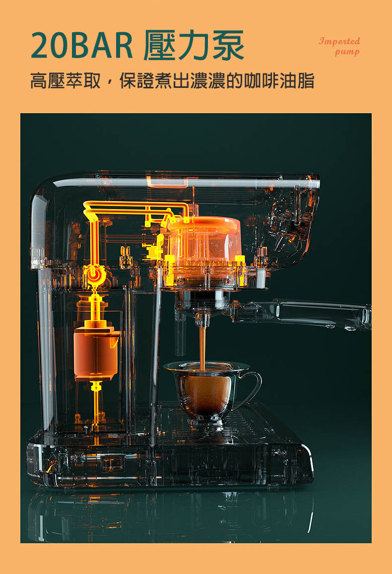 Petrus - PE3320 Retro Espresso Machine 意式半自動咖啡機
