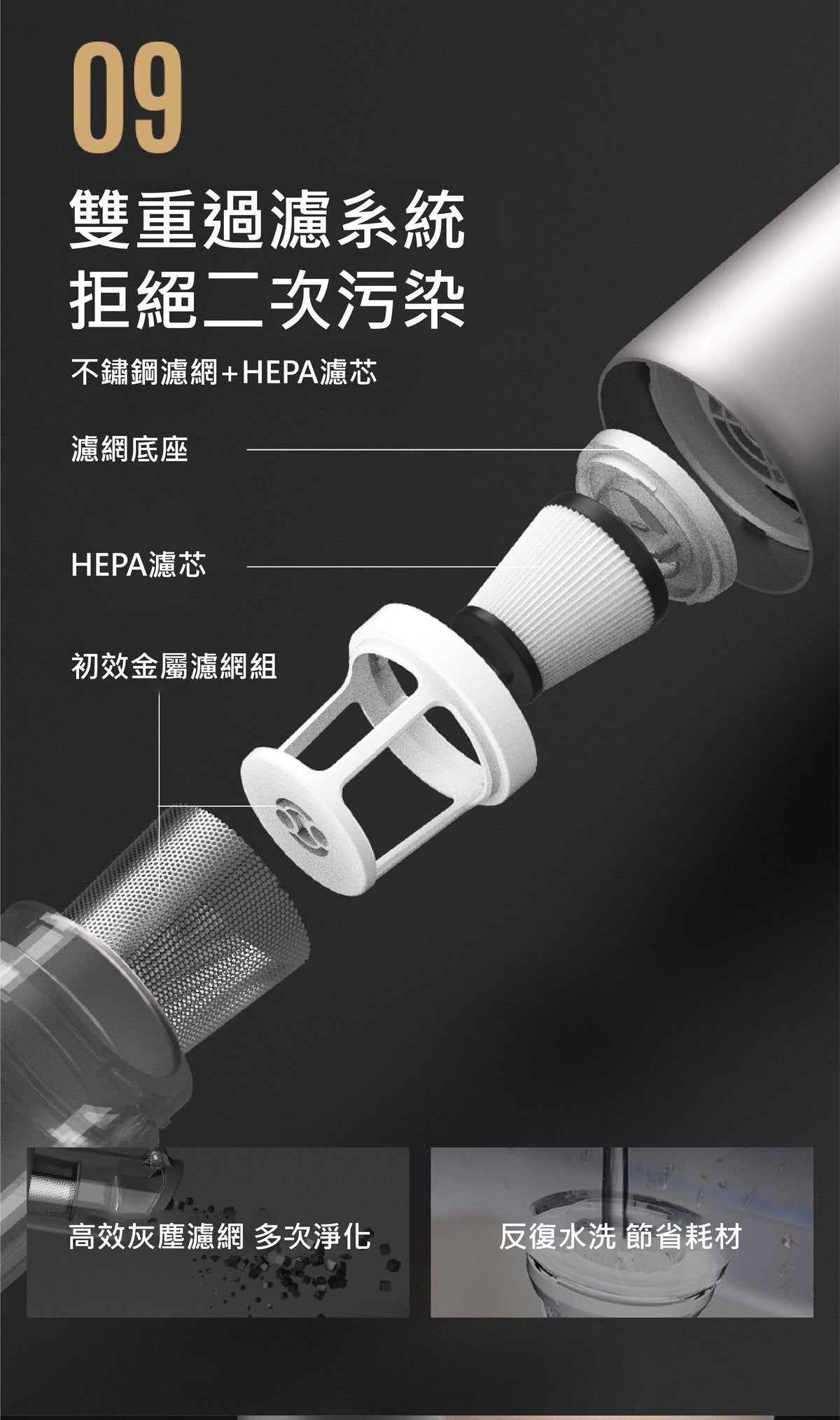 AutoBot - Vmini 充電式小型吸塵機 Handheld Vacuum Cleaner - 黑色