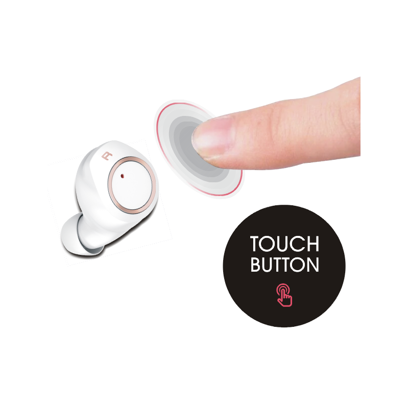 Hopewell - HAP-130 (+120dB) Headphone Type Rechargeable Hearing Aid - White