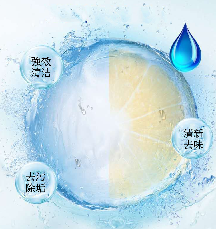 Japanese toilet powerful self-cleaning toilet effervescent tablets (10 capsules)