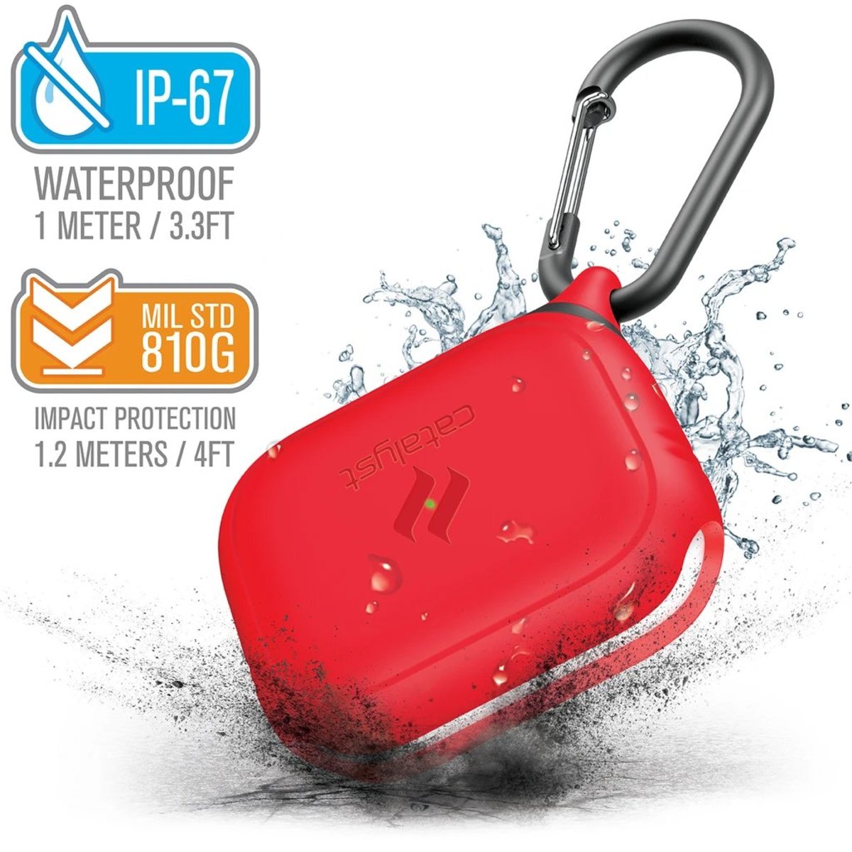 Catalyst - AirPods Pro Waterproof Case - Red