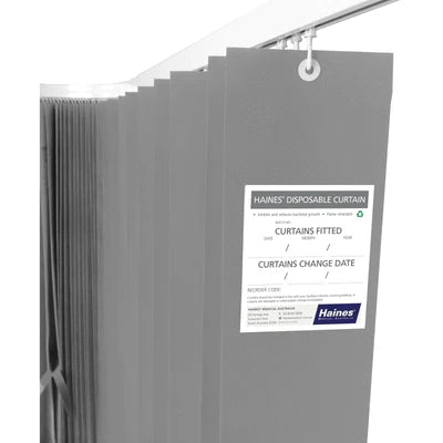 Haines® Antimicrobial Medical Curtains to fit existing hooks Haines® 抗菌醫用窗簾（適用於現有掛鉤）