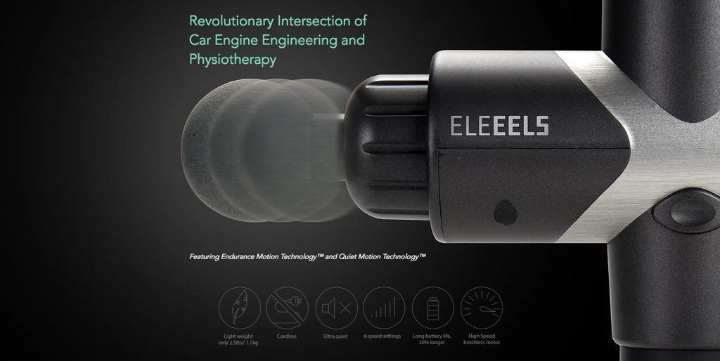 ELEEELS - X1T 全方位舒緩肌肉振擊按摩槍 - 白色【香港行貨】