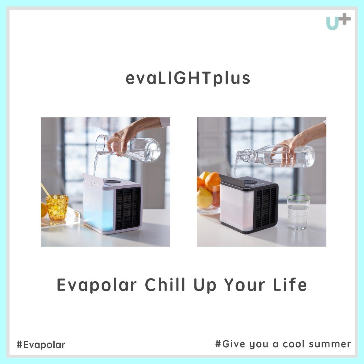 Evapolar - EvaLightPlus EV-1500 Small Mobile Air Conditioner 4th Generation - Black [Licensed in Hong Kong]