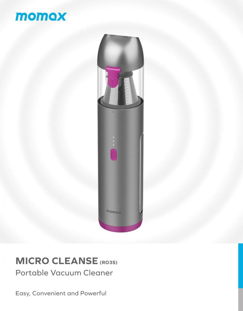 MOMAX - Micro Cleanse Portable Mini Vacuum Cleaner [RO3] [Hong Kong Licensed]
