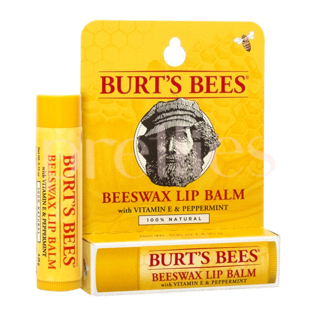 BURT'S BEES-Beeswax Lip Balm 蜜蠟皇牌潤唇膏 20/11/2022 到期