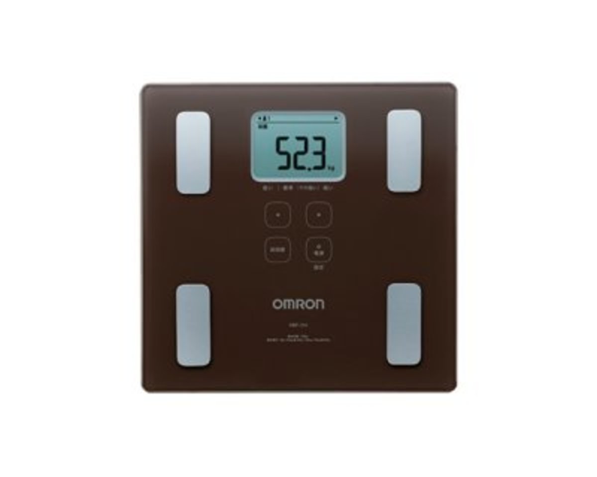 OMRON - HBF-214 Weight and Body Fat Measurer - White [Licensed in Hong Kong]