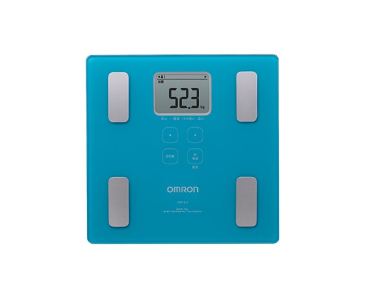 OMRON - HBF-214 體重體脂肪測量器 - 白色【香港行貨】