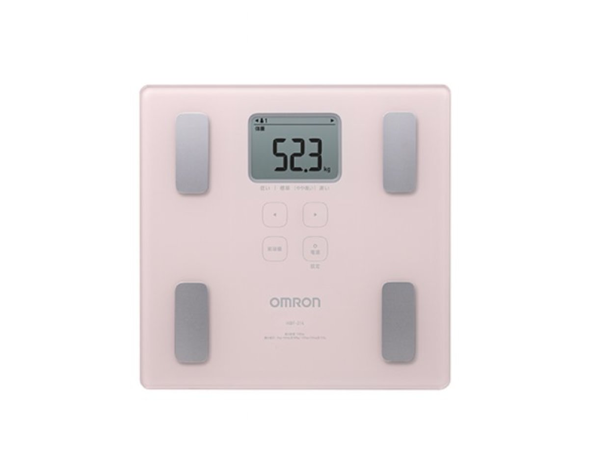 OMRON - HBF-214 Weight and Body Fat Measurer - White [Licensed in Hong Kong]