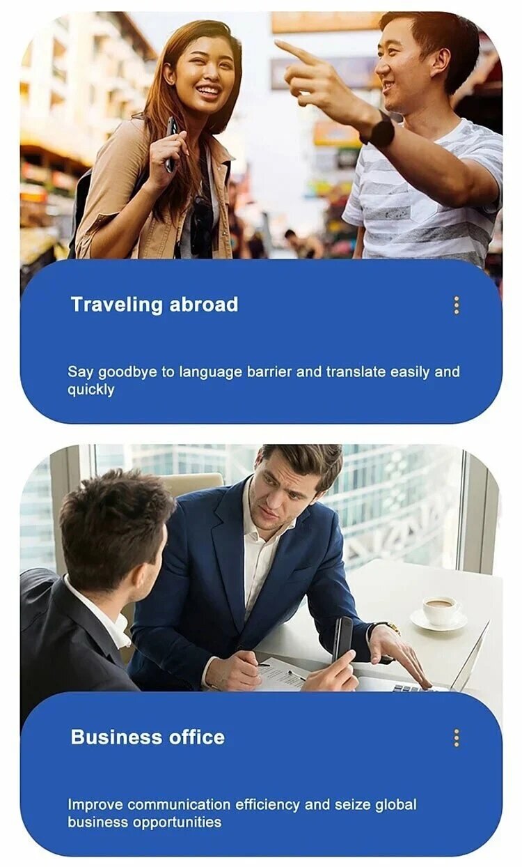 BlackLeaf - 3.5-inch large screen wireless translation pen | Learning translation pen | Translator BMD05