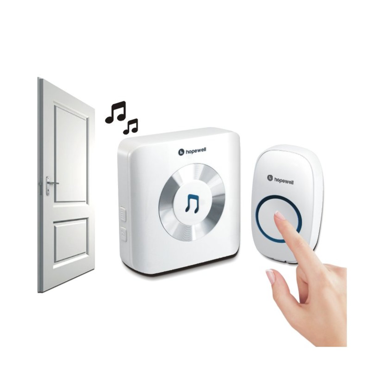 hopewell - DB-6 300m super strong wireless doorbell (plug-in)