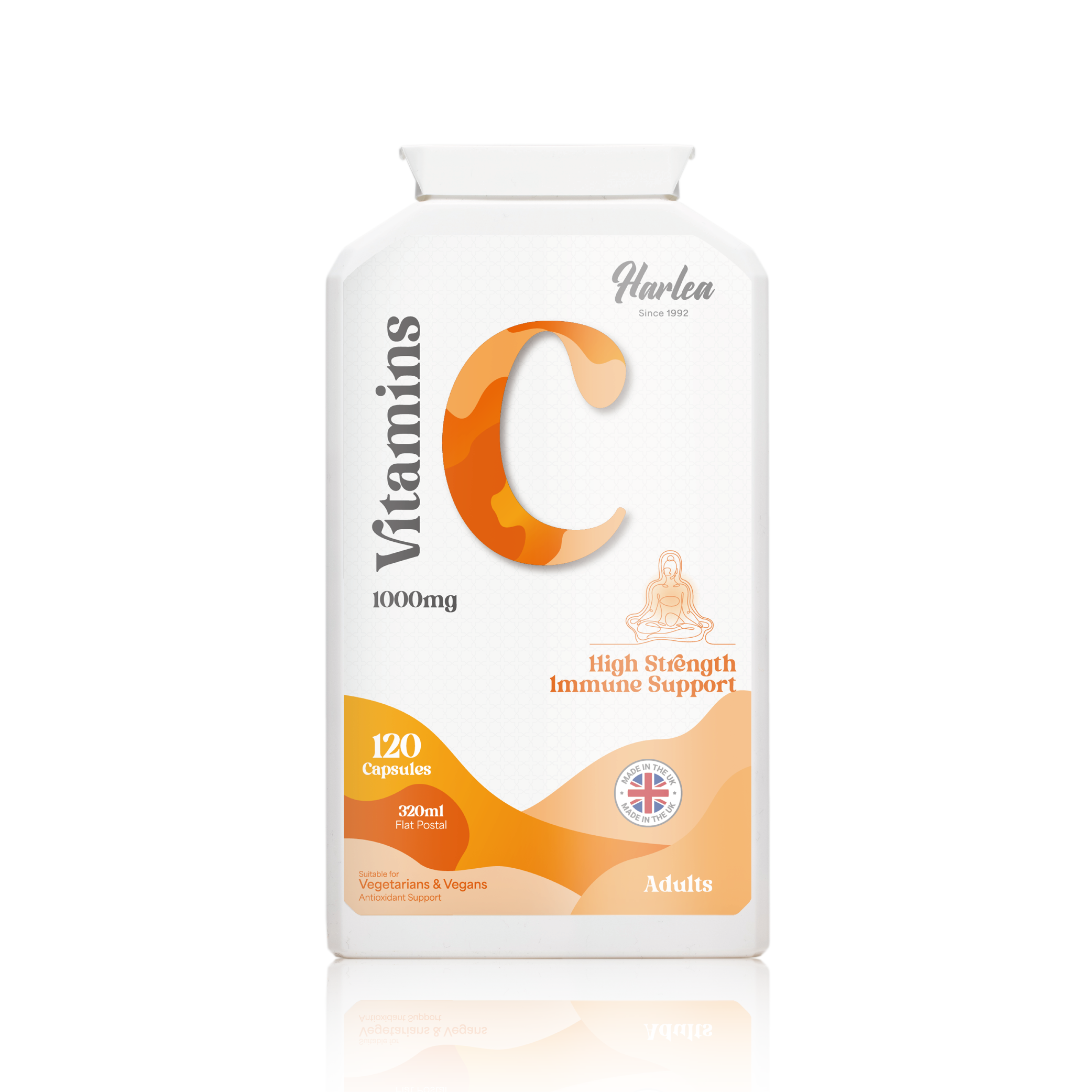 Harlea Vitamin C 1000mg Vitamin C 1000 mg (120 capsules)