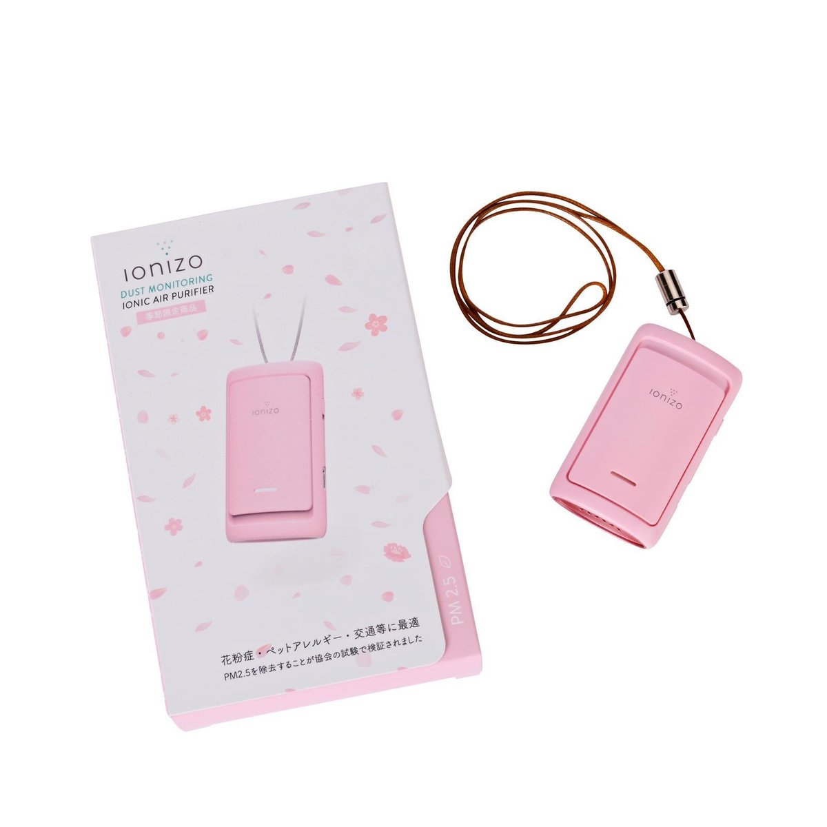 Ionizo - 2-in-1 Portable Air Purifier + Smart Air Tester - Sakura Special Edition [Licensed in Hong Kong]