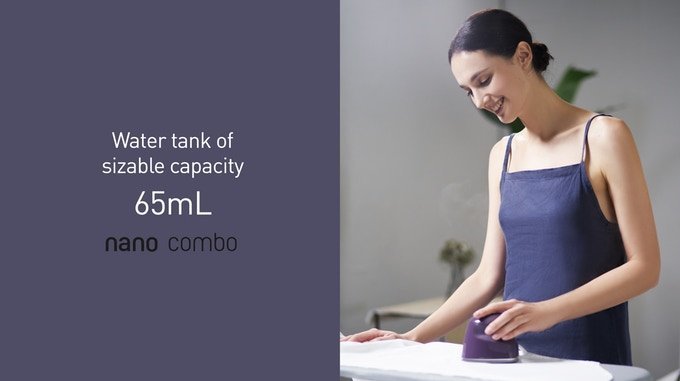 JNC - Nano Combo Nano Steam Iron - Red [Licensed in Hong Kong]